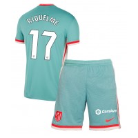 Camiseta Atletico Madrid Rodrigo Riquelme #17 Segunda Equipación Replica 2024-25 para niños mangas cortas (+ Pantalones cortos)